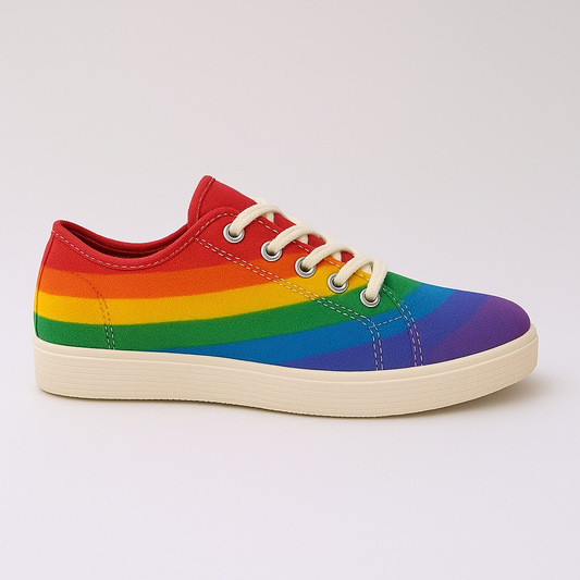 🌈 Regenbogen – der Schuh deiner Vision. Für eine offene Gesellschaft.